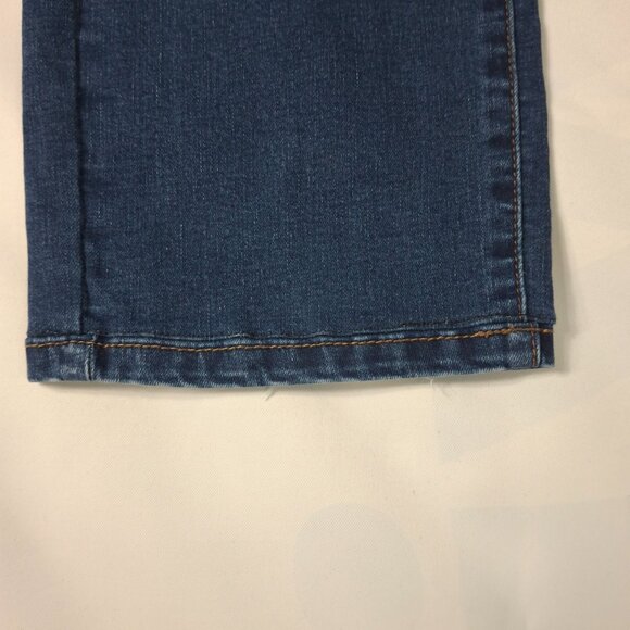 Vintage Womens Santana Mid Rise Straight Leg Jeans Size 10 Dark Blue Wash - Picture 7 of 15